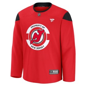 New Jersey Devils Fanatics Team Practice Custom 2024-25 Rot Trikot - Herren